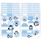 Big Dot of Happiness Winter Penguins - Assorted Holiday and Christmas Party Gift Tag Labels - To and From Stickers - 12 Sheets - 120 Stickers